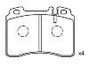 Bremsbelagsatz, Scheibenbremse Brake Pad Set:002 420 37 20