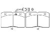 Brake Pad Set:190 6039