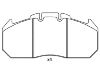 Plaquettes de frein Brake Pad Set:81 50820 5072