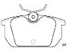 Bremsbelagsatz, Scheibenbremse Brake Pad Set:0060 765 020