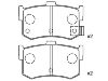 Pastillas de freno Brake Pad Set:43022-SG9-000