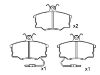 Plaquettes de frein Brake Pad Set:5 892 580