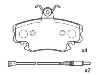 Bremsbelagsatz, Scheibenbremse Brake Pad Set:60 00 008 126