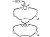 Bremsbelagsatz, Scheibenbremse Brake Pad Set:4250.98