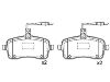 Bremsbelagsatz, Scheibenbremse Brake Pad Set:4252.77