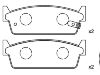 Pastillas de freno Brake Pad Set:44060-21P86