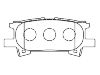 Bremsbelagsatz, Scheibenbremse Brake Pad Set:04466-48040