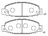 Plaquettes de frein Brake Pad Set:MC838359