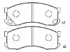 Bremsbelagsatz, Scheibenbremse Brake Pad Set:MC838357