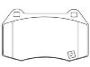 Bremsbelagsatz, Scheibenbremse Brake Pad Set:41060-CD094