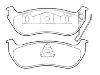 Bremsbelagsatz, Scheibenbremse Brake Pad Set:5083882AC