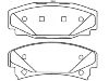 Plaquettes de frein Brake Pad Set:12321416