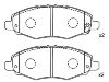 Pastillas de freno Brake Pad Set:04465-0K100