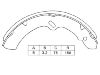 剎車蹄片 Brake Shoe Set:41060-53T25